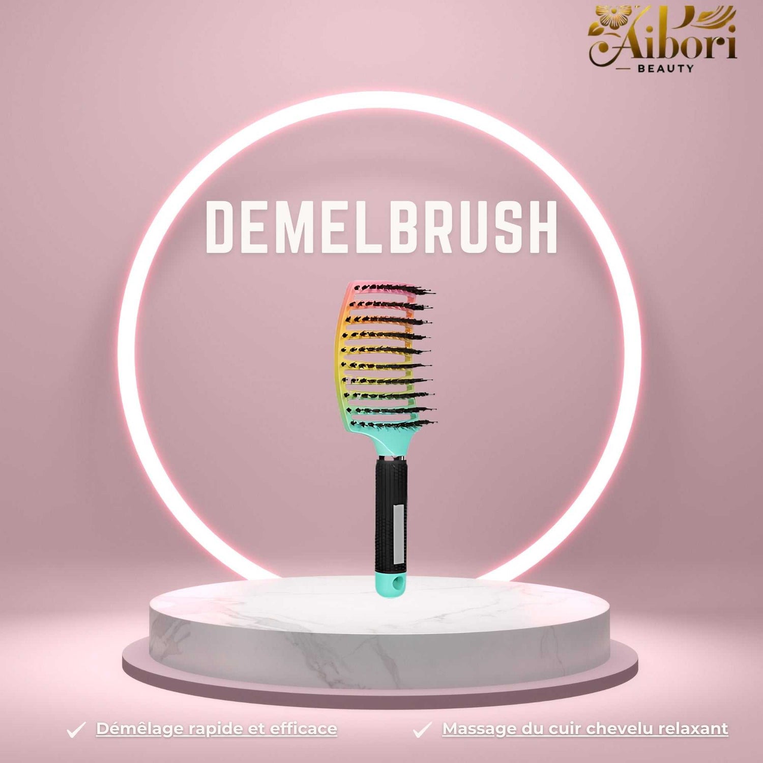 brosse demelante anti casse cheveux crepus
