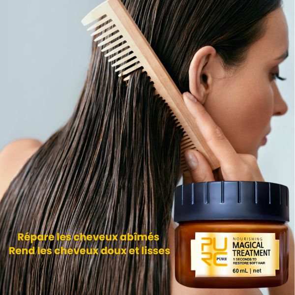 Application du traitement keratine soin pour cheveux à la maison