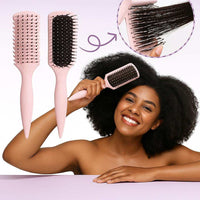 Zoom sur les dents du peigne cheveux bouclés CURLVIA™